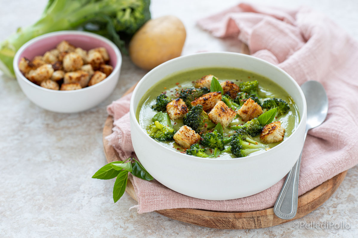 Vellutata di broccoletti e patate