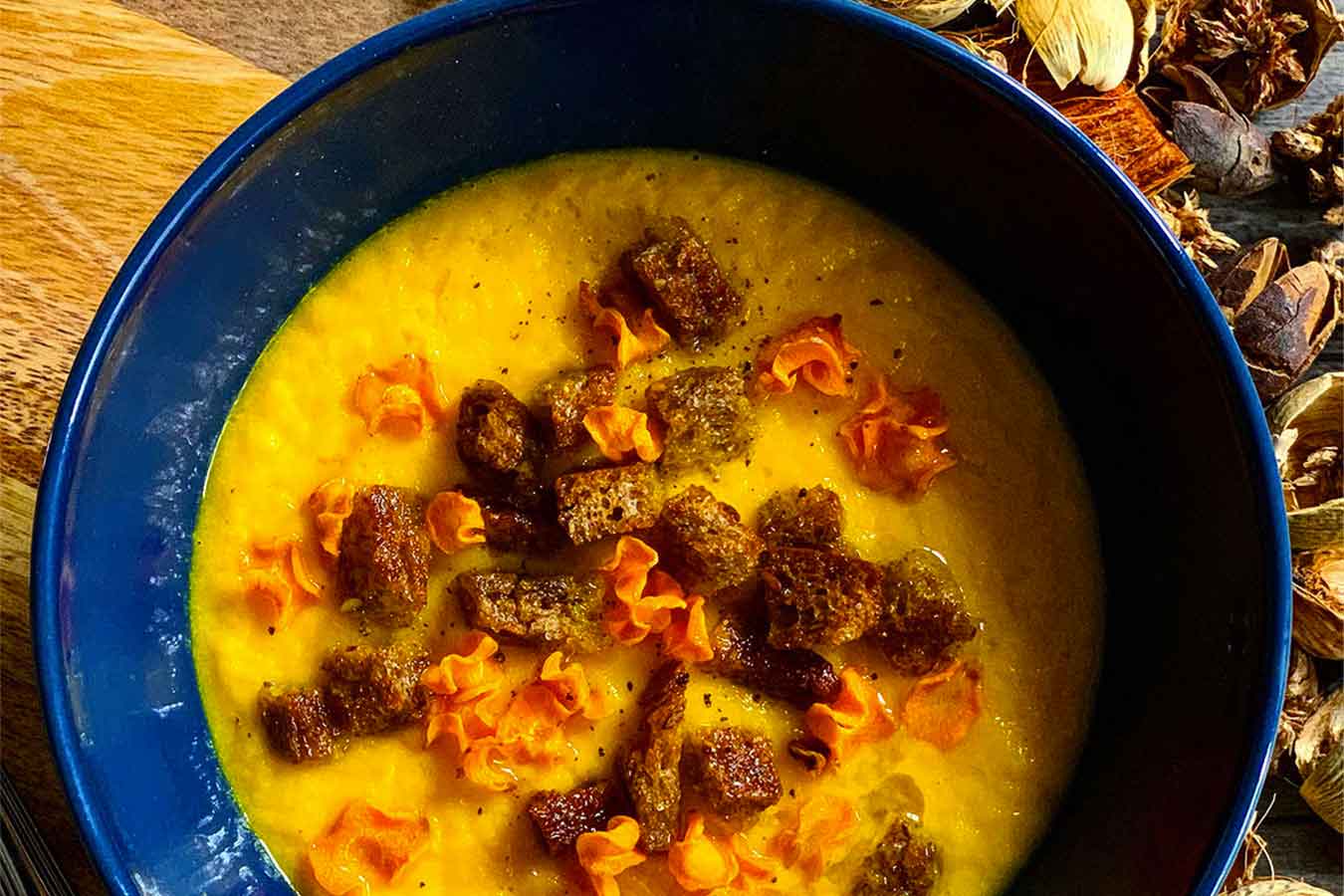 Vellutata di carote e zenzero