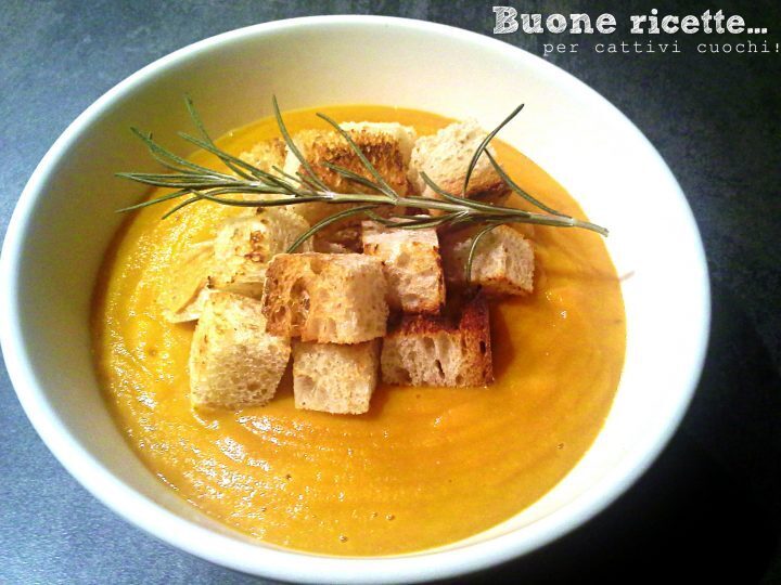 Vellutata di carote ricetta light