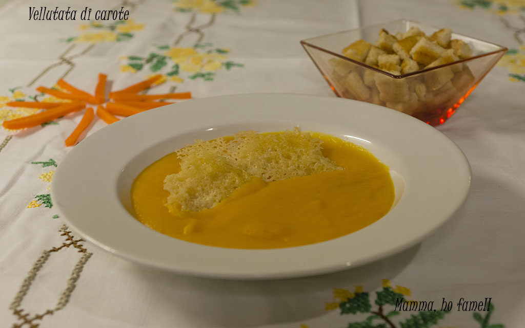 Vellutata di carote – ricetta veloce