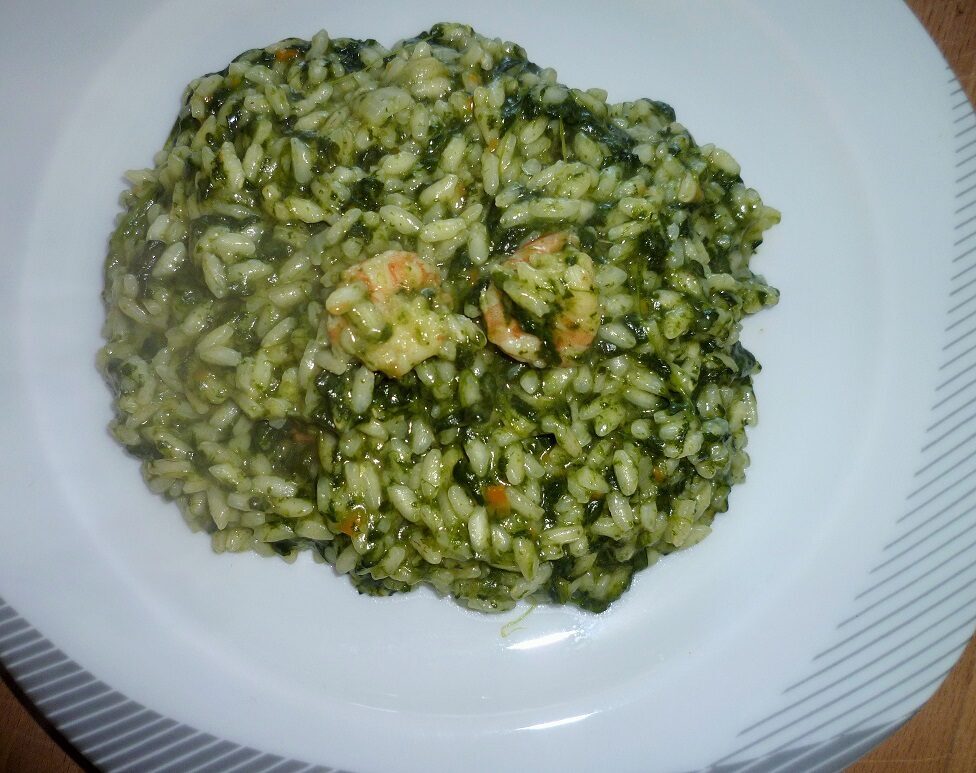 Vellutata di ceci con mazzancolle