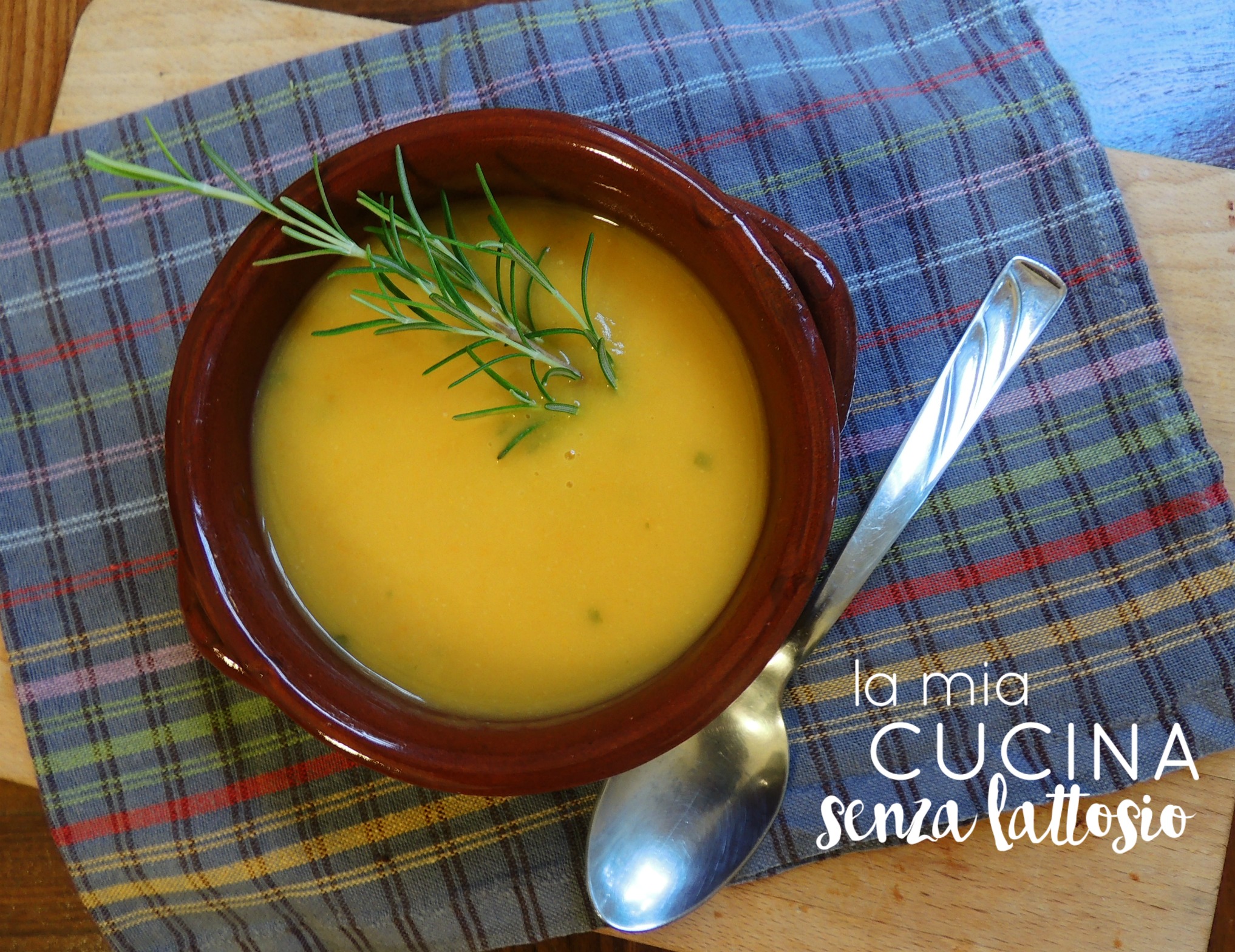 Vellutata di ceci e carote – senza lattosio
