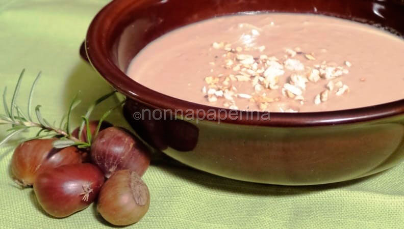 Vellutata di ceci e castagne