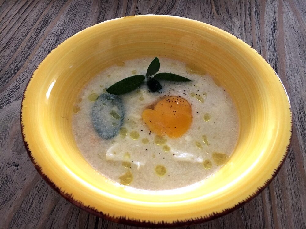 Vellutata di formaggi e uovo …energia!!!!!