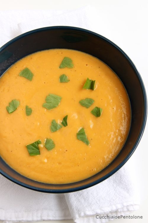 Vellutata di patate dolci e cocco