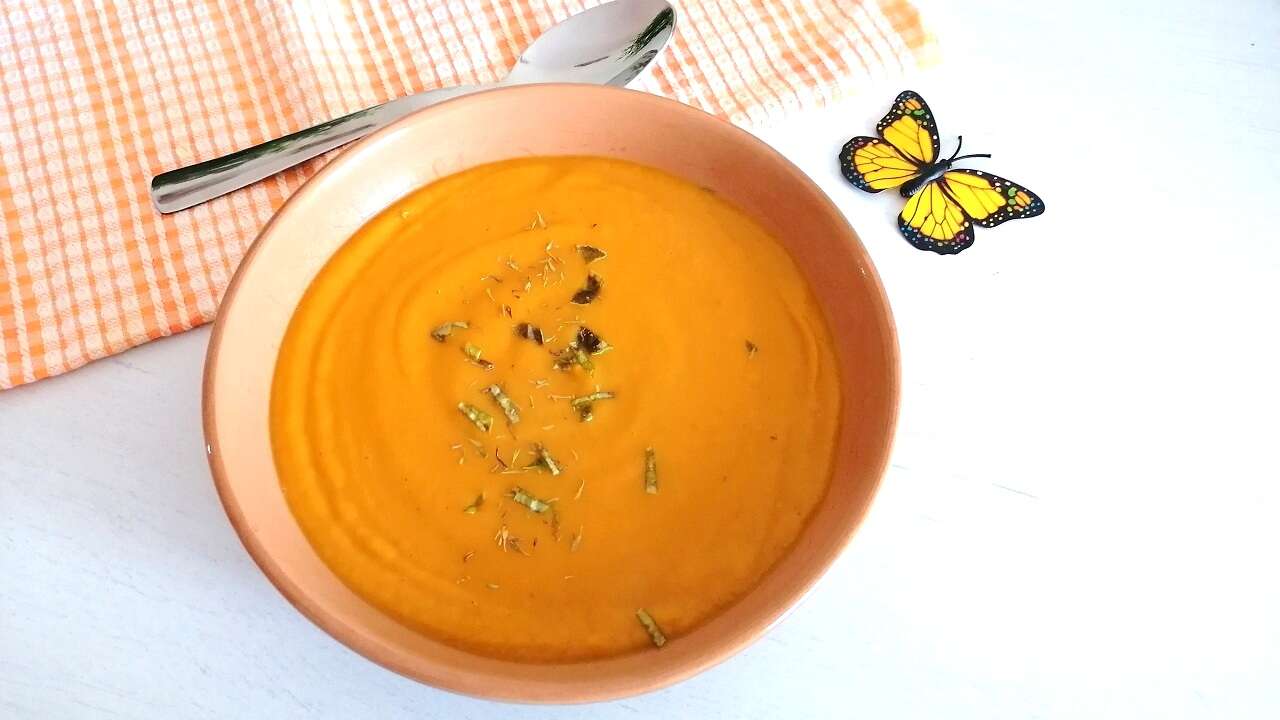 Vellutata di patate dolci light bimby