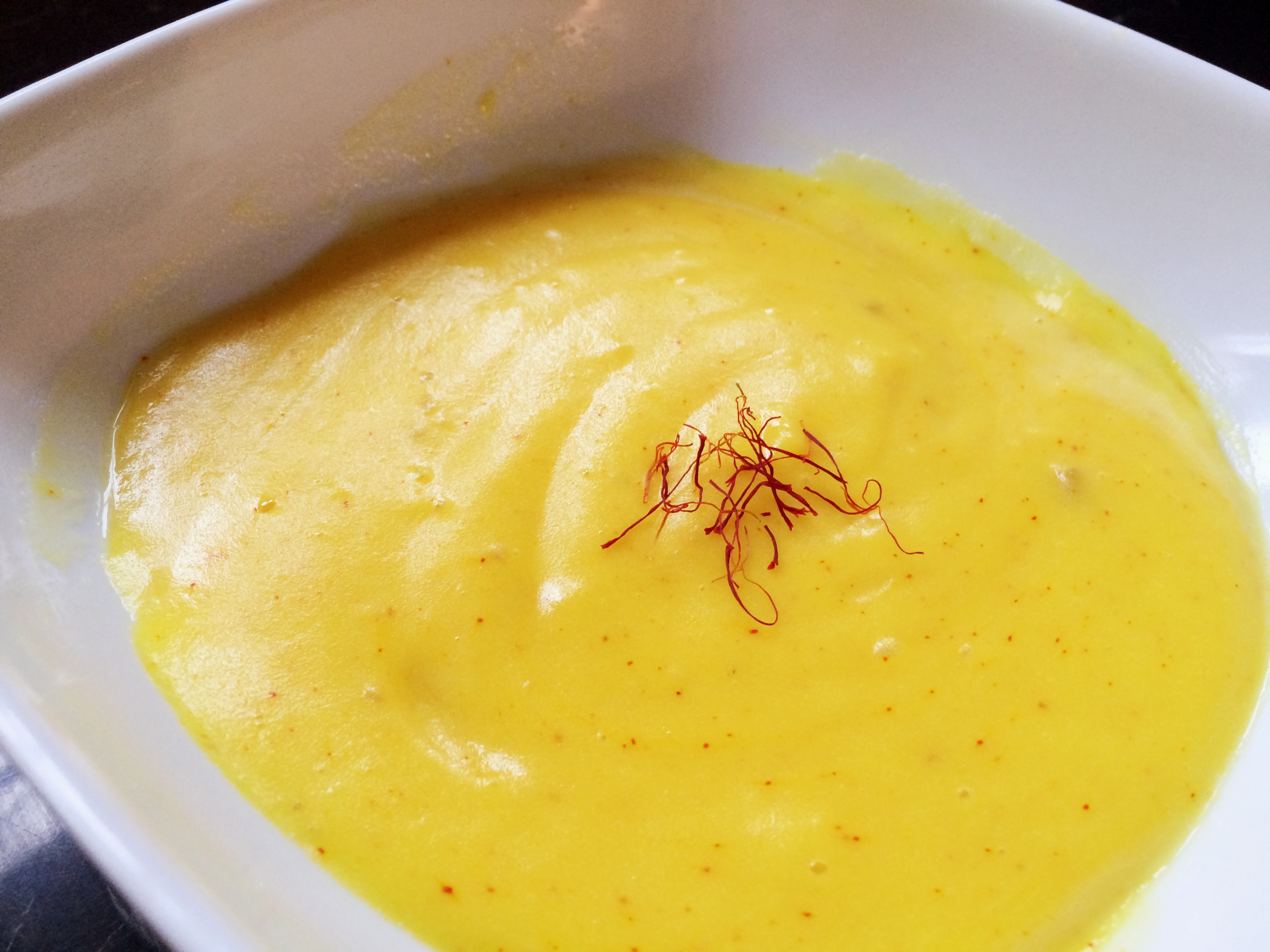 Vellutata di patate e zafferano