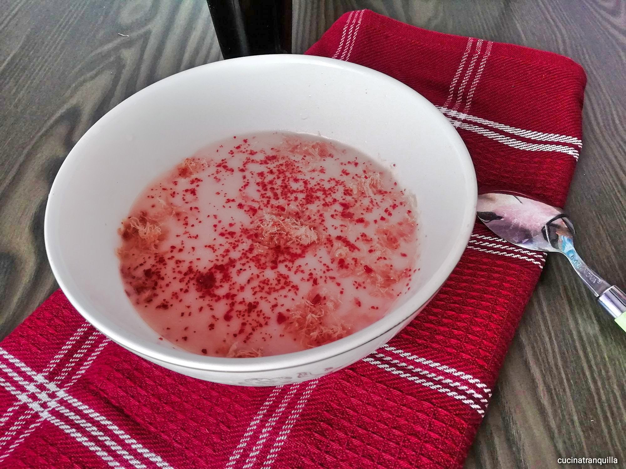 Vellutata di tondini alla bresaola e prosciutto crudo