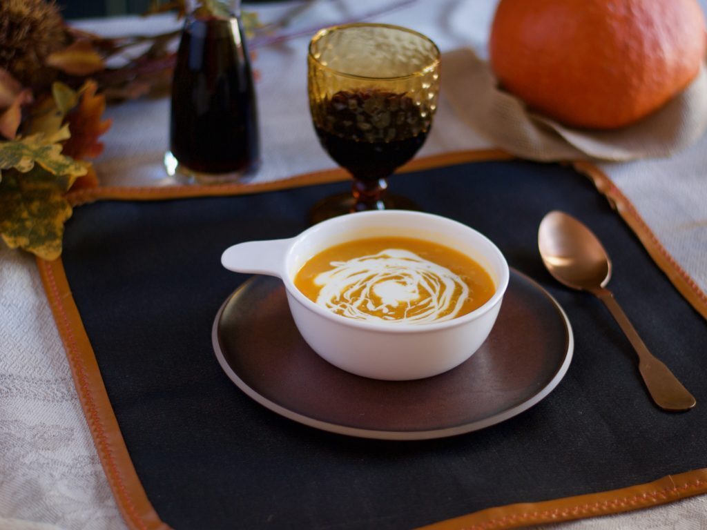Vellutata di zucca con grano saraceno