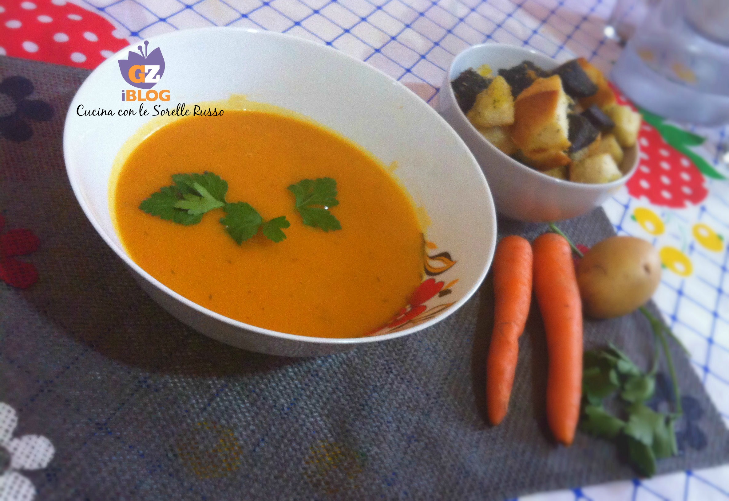 Vellutata di zucca e carote