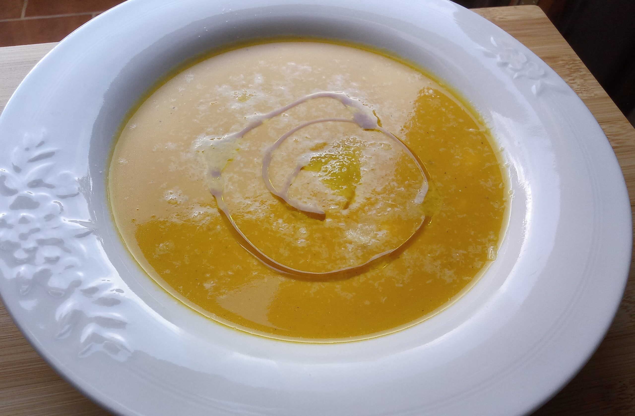Vellutata di zucca e patate