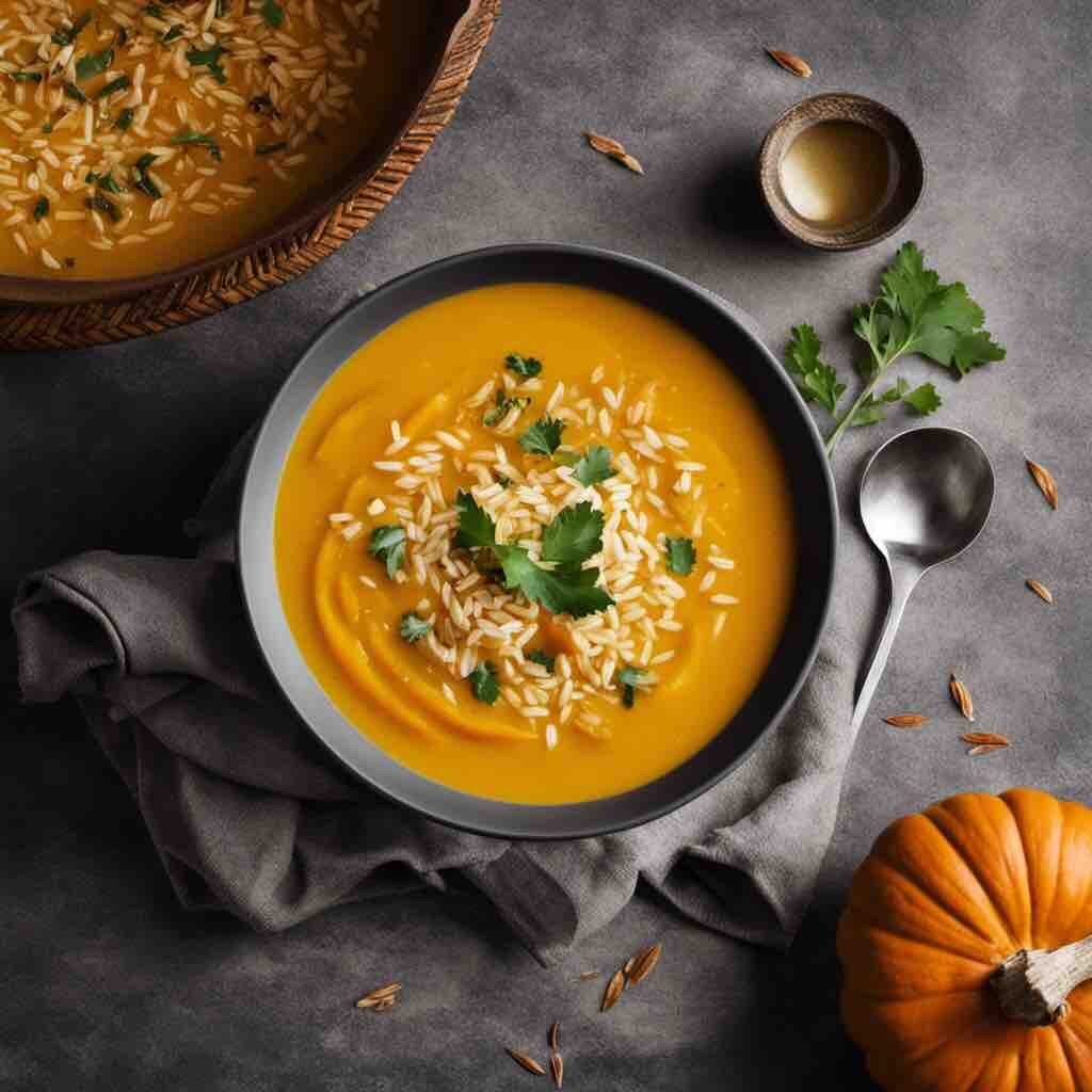 Vellutata di zucca e riso ricetta cremosa