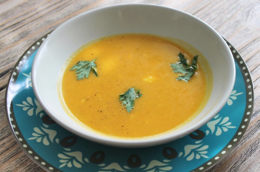 Vellutata di zucca e taleggio
