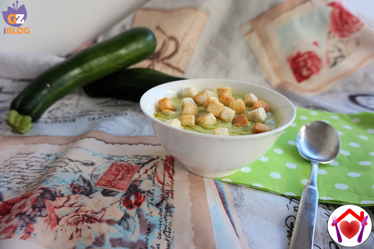 Vellutata di zucchine e tofu