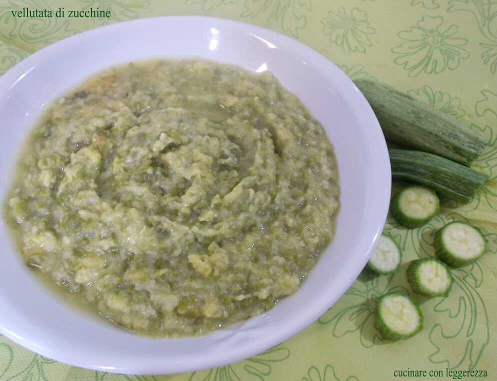 Vellutata di zucchine – ricetta vegana