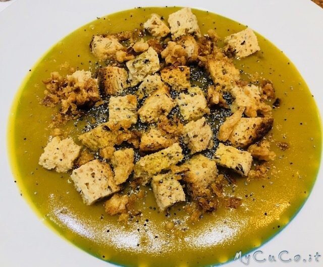 Vellutata patate e zafferano con companion moulinex