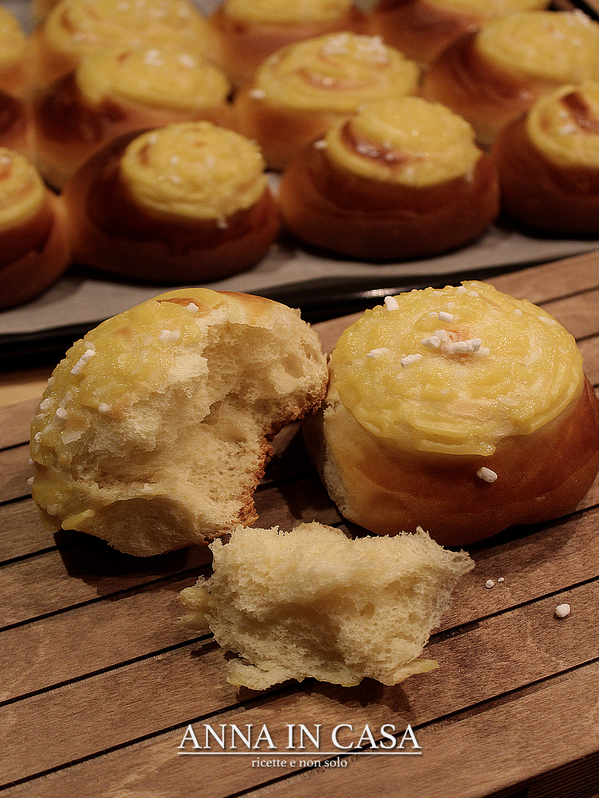 Veneziane con crema - Impasto brioche Sal De Riso