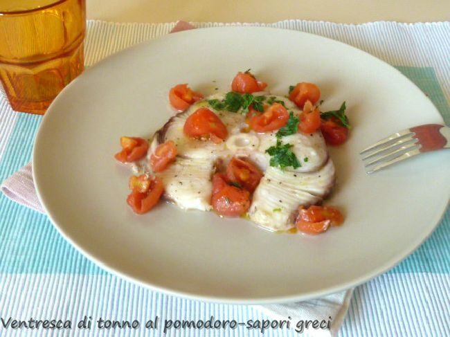 Ventresca di tonno al pomodoro