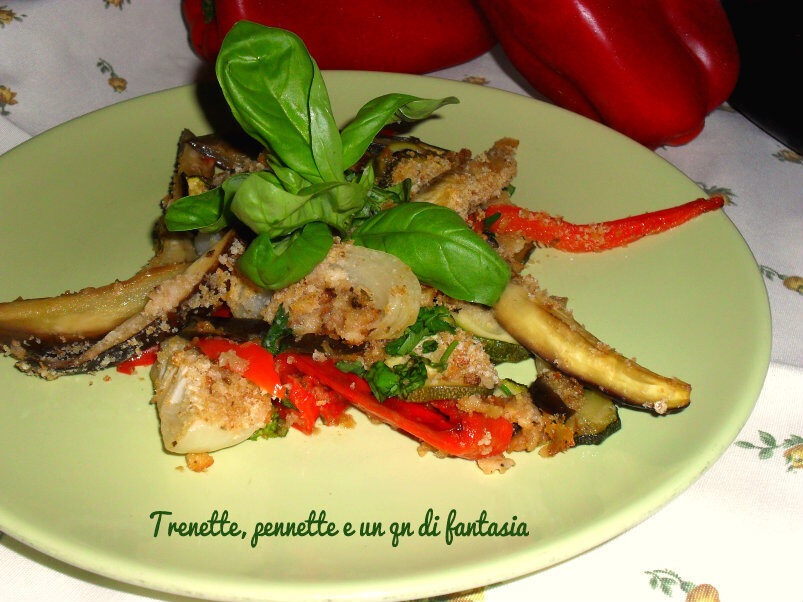 Verdure al forno gratinate