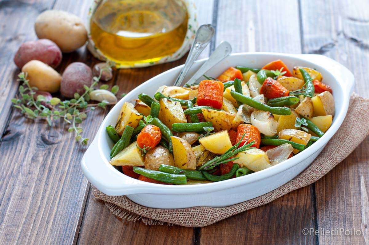 Verdure arrostite al forno