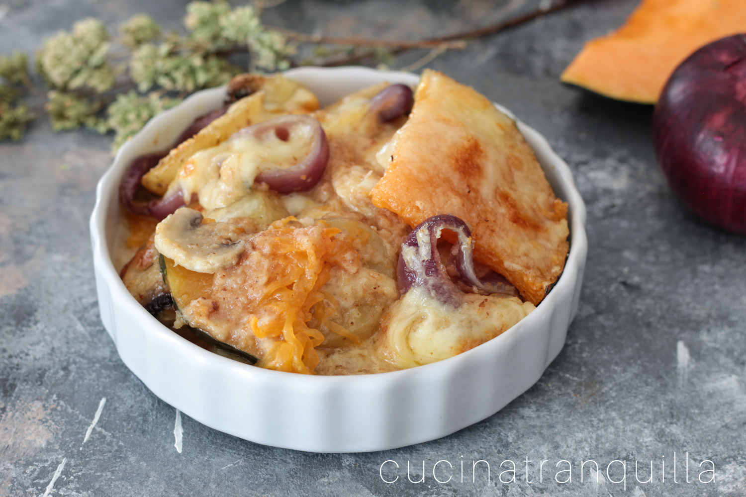 Verdure autunnali gratinate