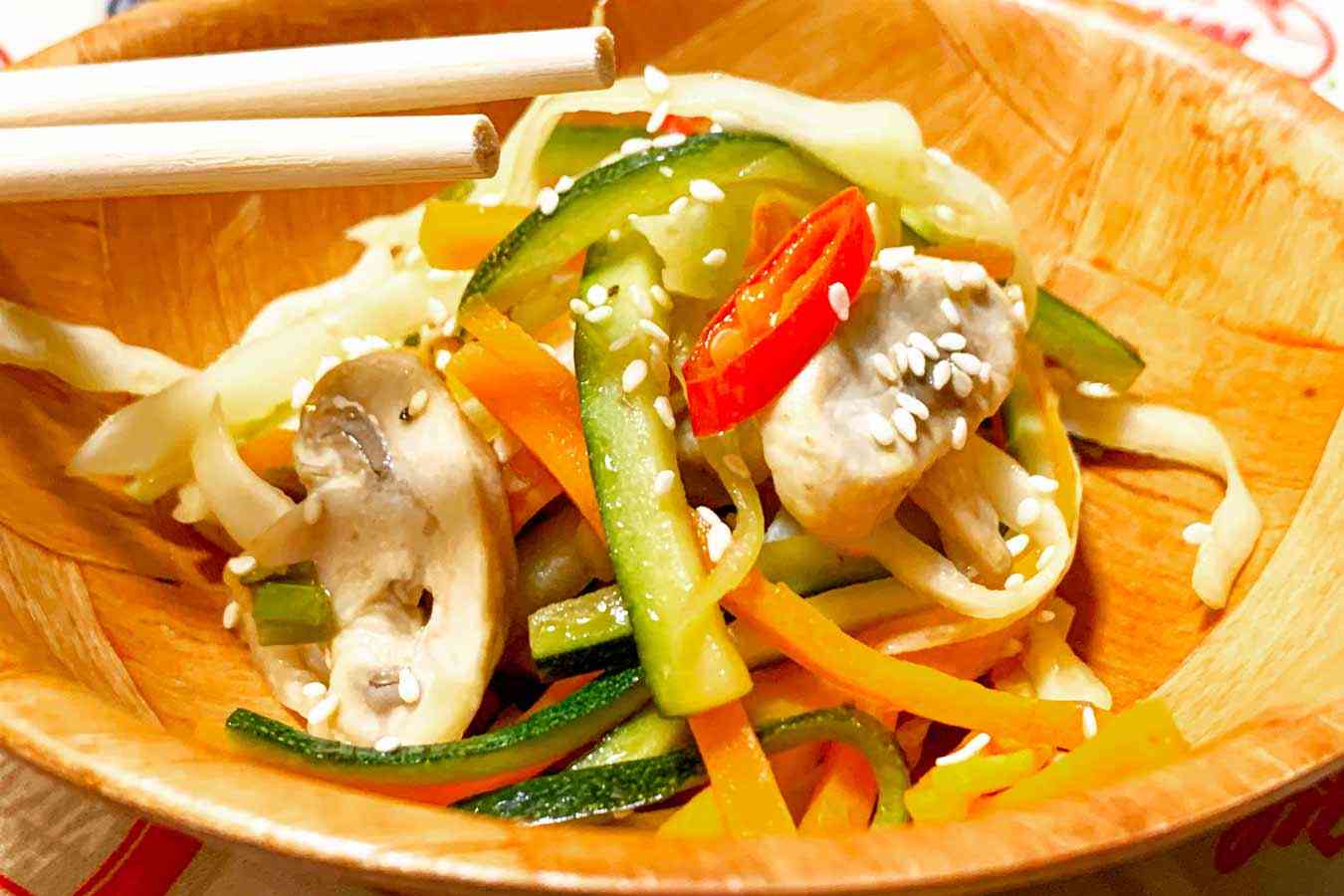 Verdure croccanti all'orientale