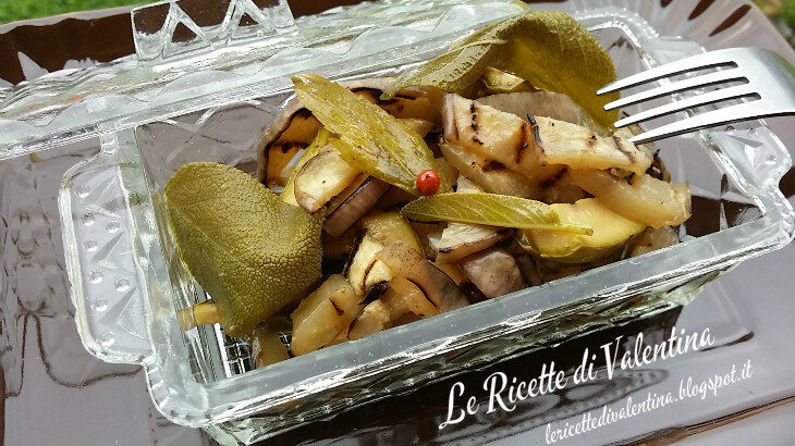 Verdure grigliate in carpione leggero alla birra