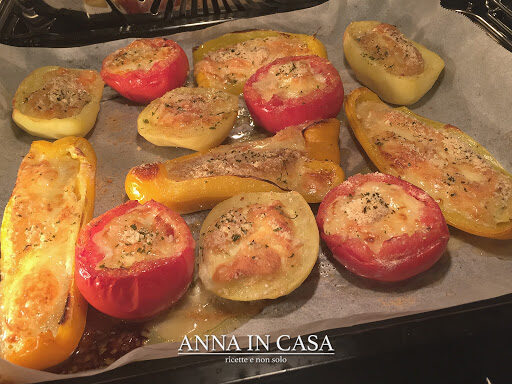 Verdure ripiene al forno