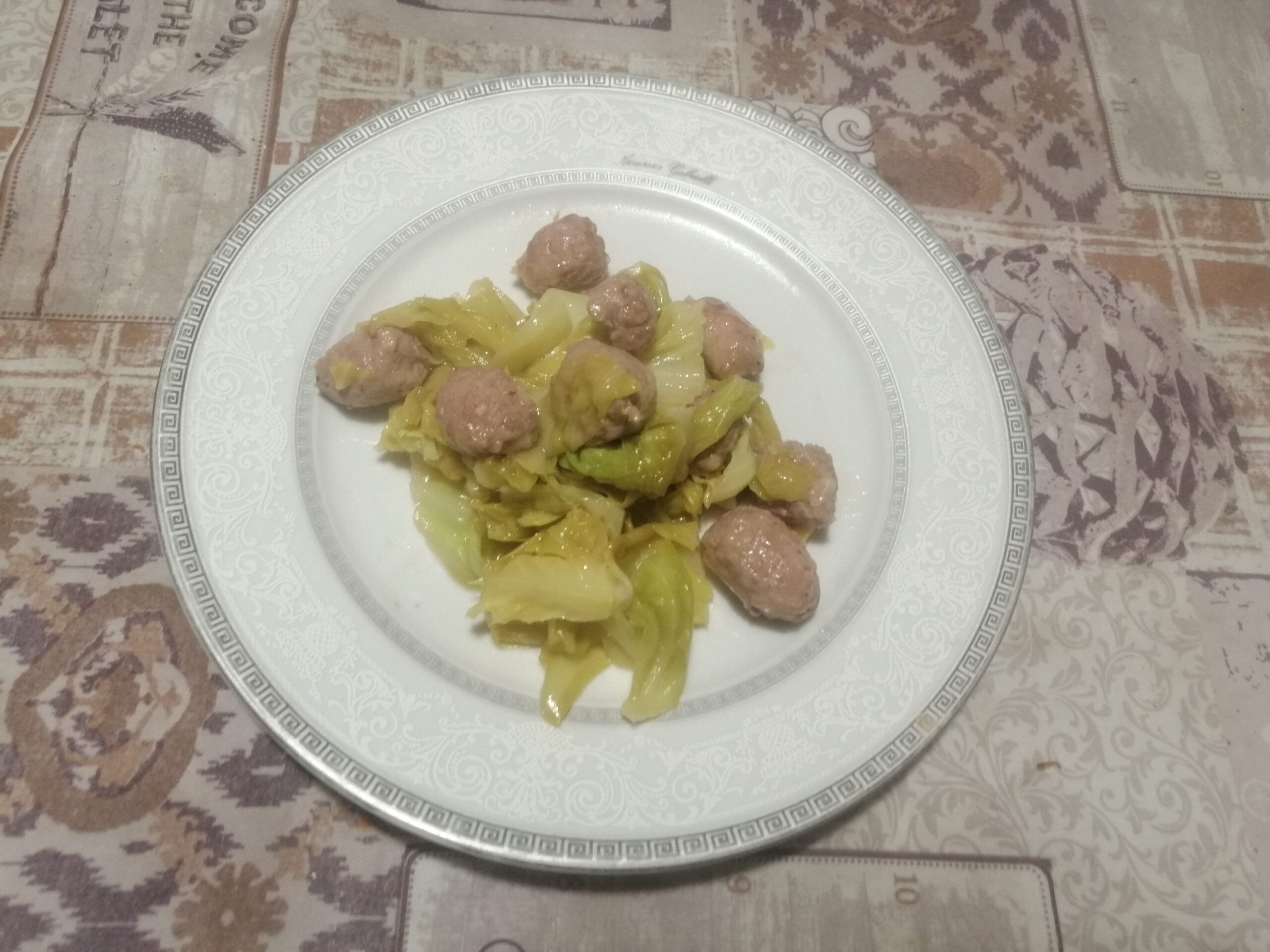 Verza con salsiccia