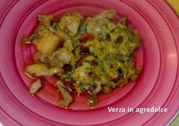 Verza in agrodolce