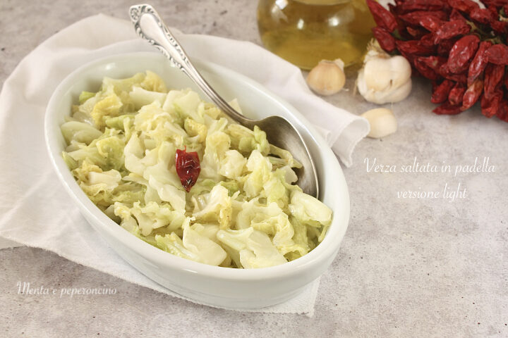 Verza saltata in padella – versione light
