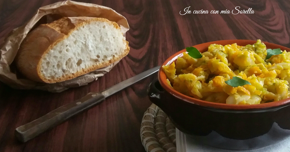 Verza stufata con carote