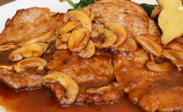 Vitello ai funghi champignons