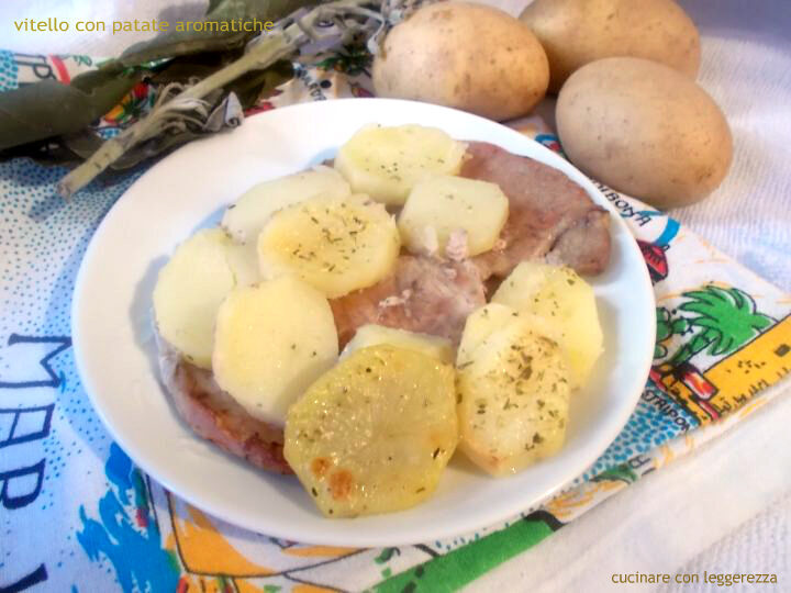 Vitello con patate aromatiche