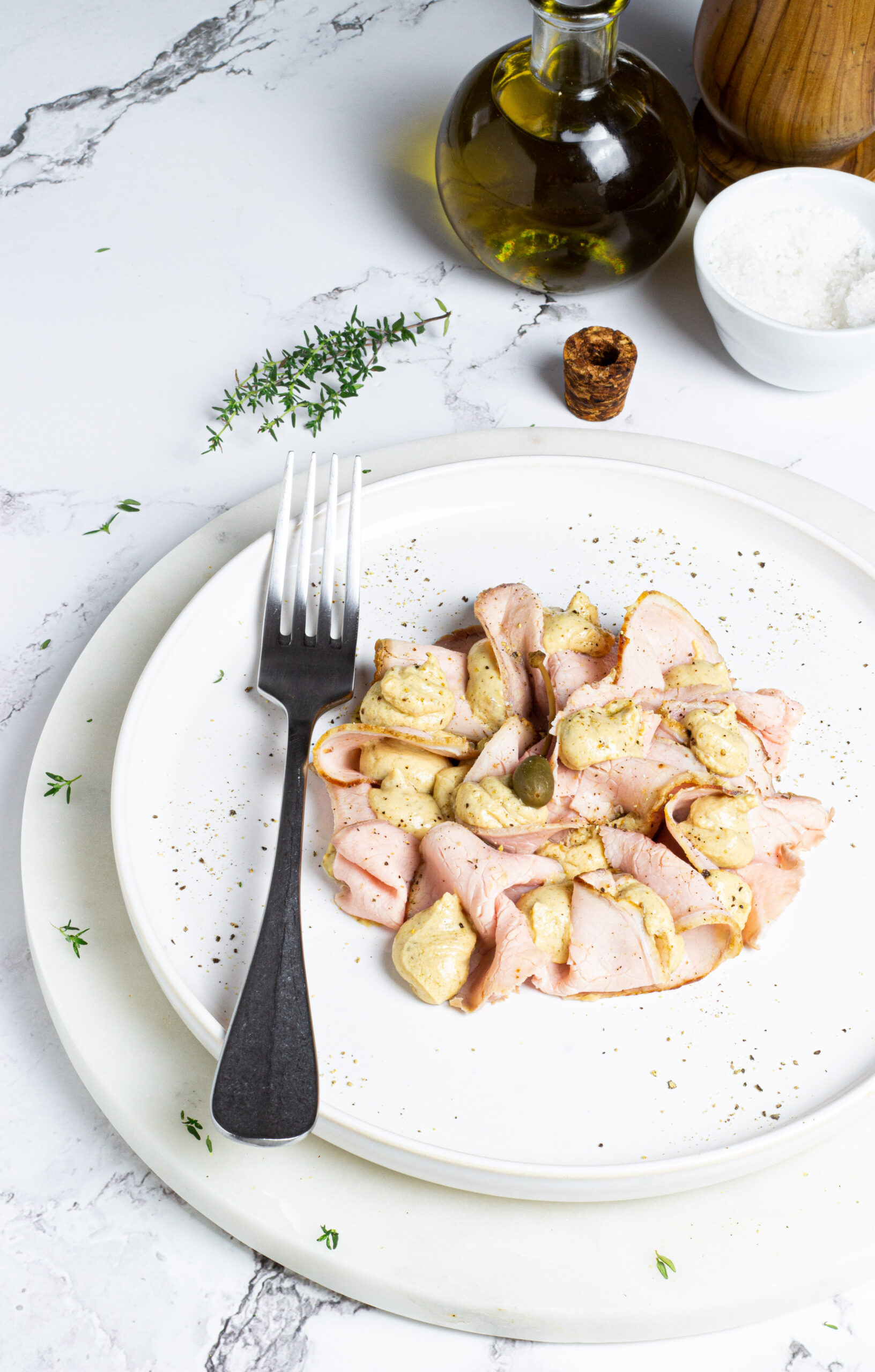 Vitello tonnato a bassa temperatura