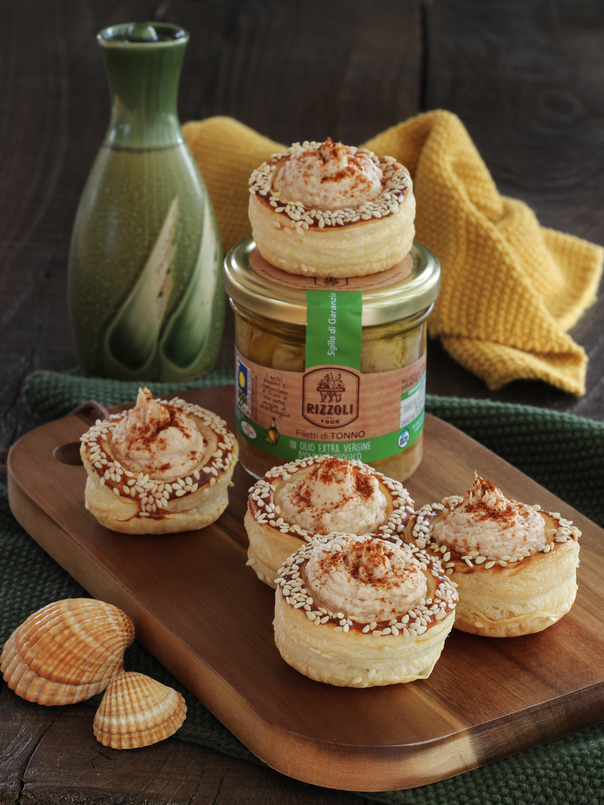 Vol au vent alla mousse di tonno