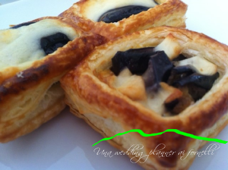 Vol au vent melanzane e provola affumicata