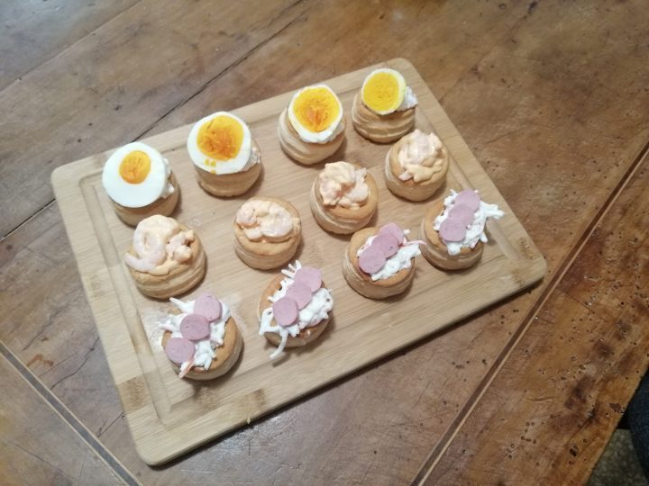 Vol au vent salati farciti
