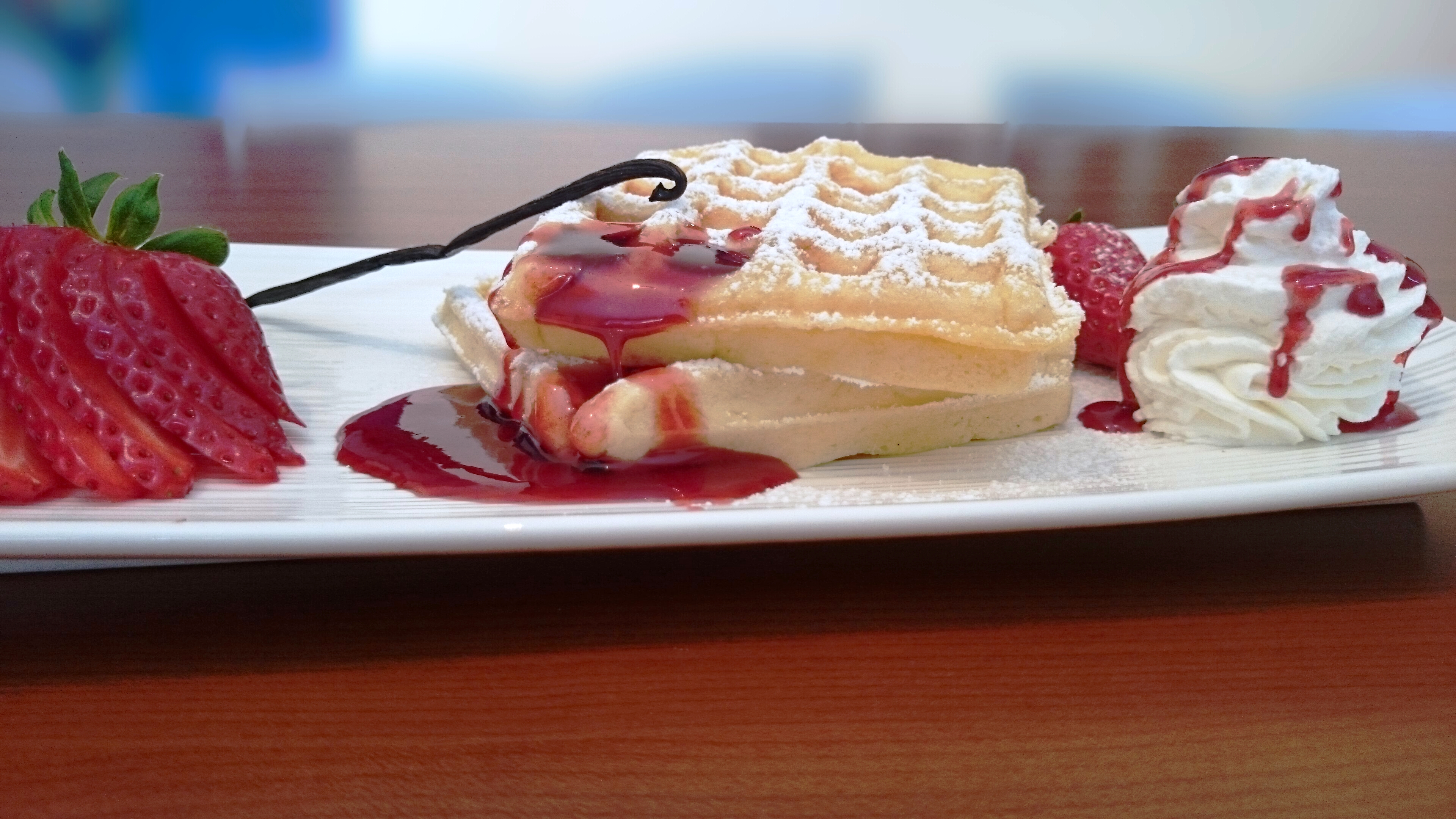 Waffle alla vaniglia soffici