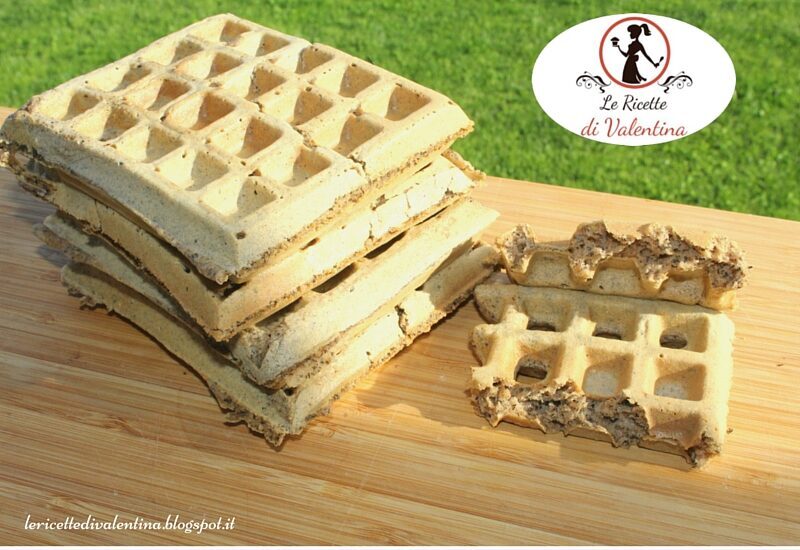 Waffle con farina di grano saraceno