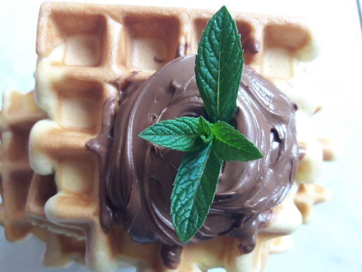 Waffle con nutella