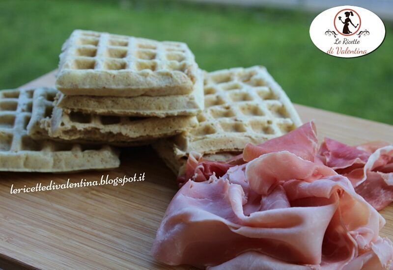 Waffle di albumi e farina integrale