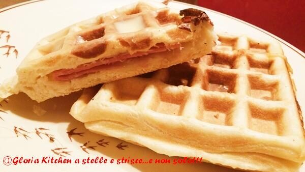 Waffle-pizza di gloria kitchenusa