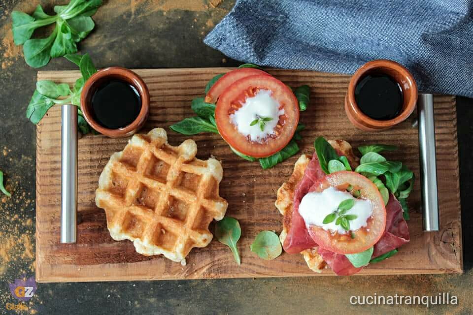 Waffle salati