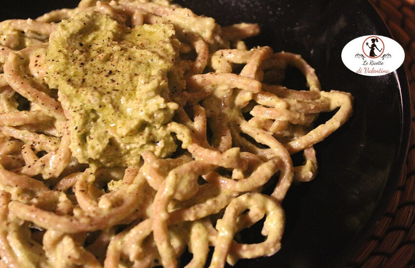 Worldpastaday: spaghetti alla chitarra integrali maffei con pesto di broccoli