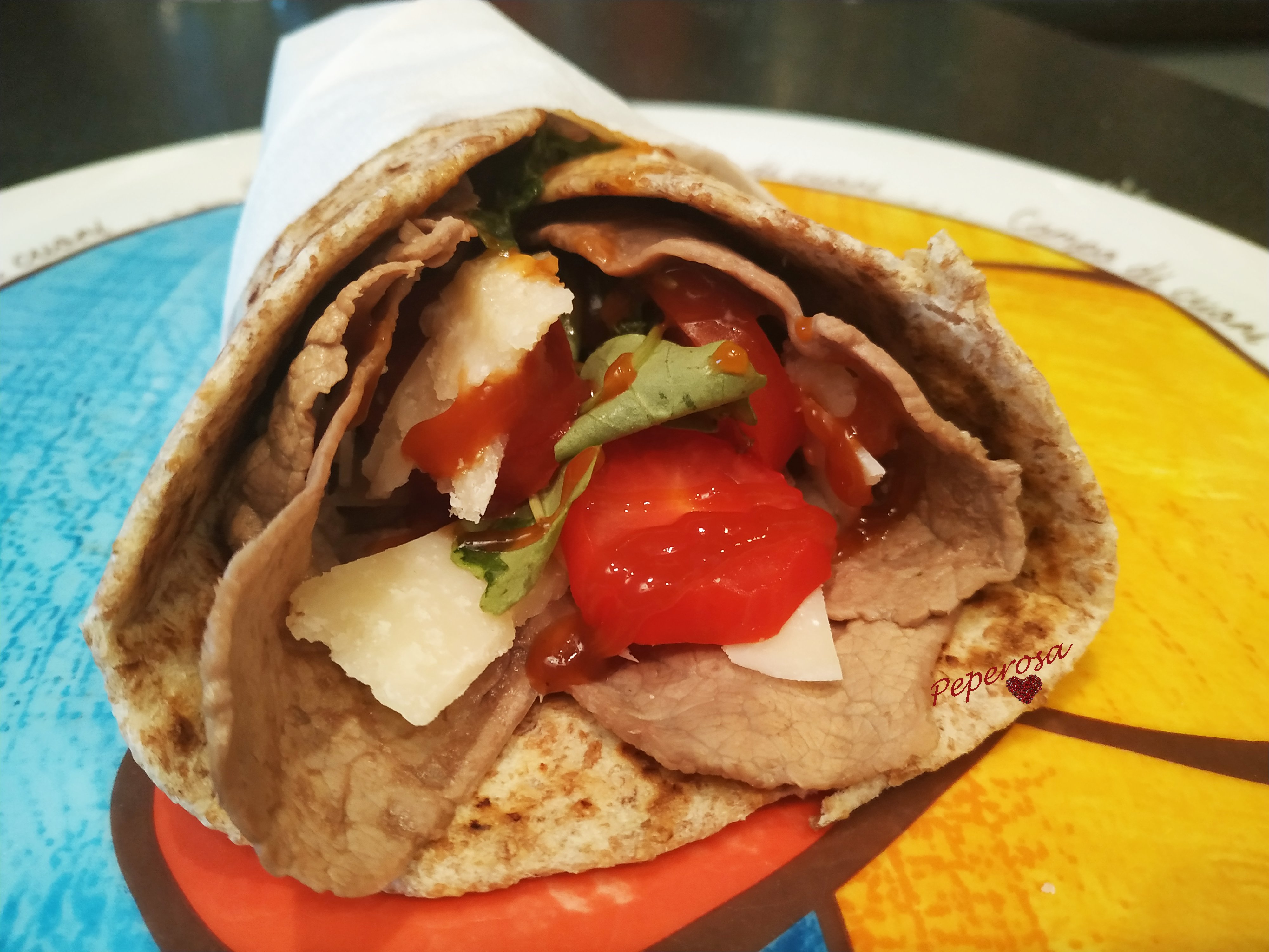 Wrap integrale di manzo