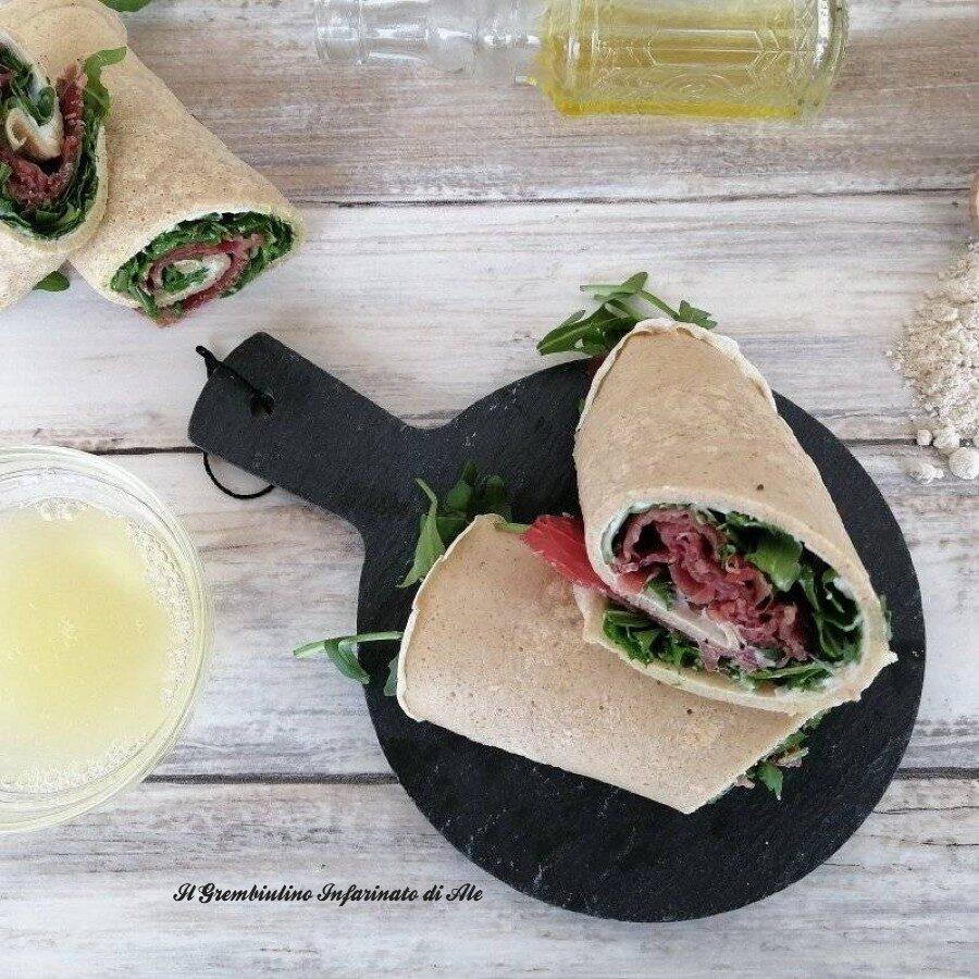 Wrap proteiche con albumi