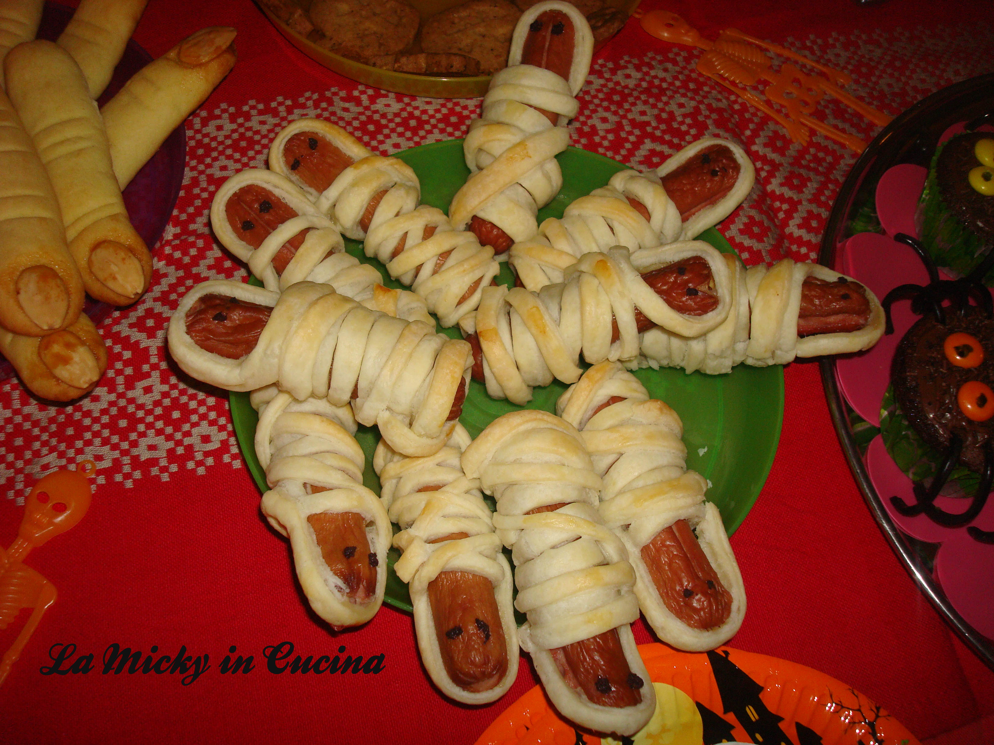 Wurstel mummia per halloween