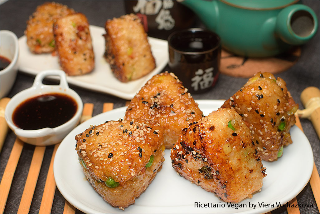 Yaki onigiri a modo mio con intingolo