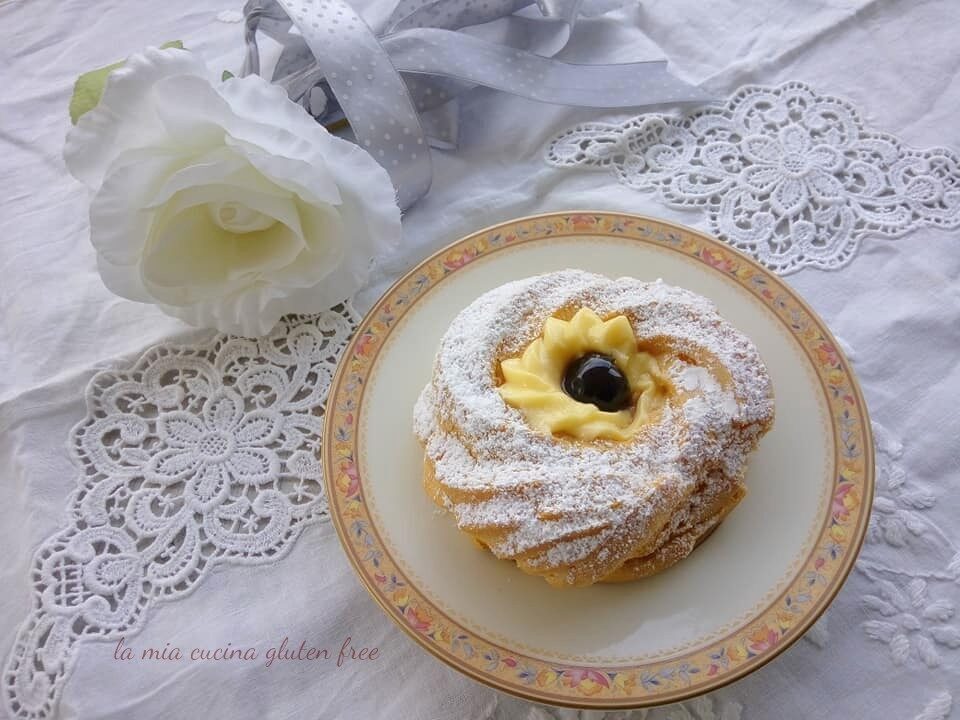 Zeppola di san giuseppe al forno
